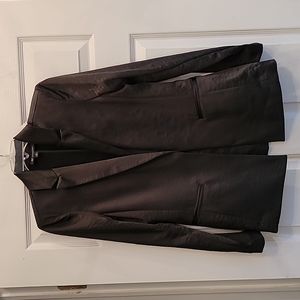 Inc international concepts size small satin oversized blazer in black